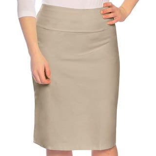 Women's Modest Knee Length Stretch Pencil Skirt