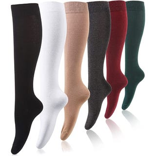 Women Cotton Knee High Socks