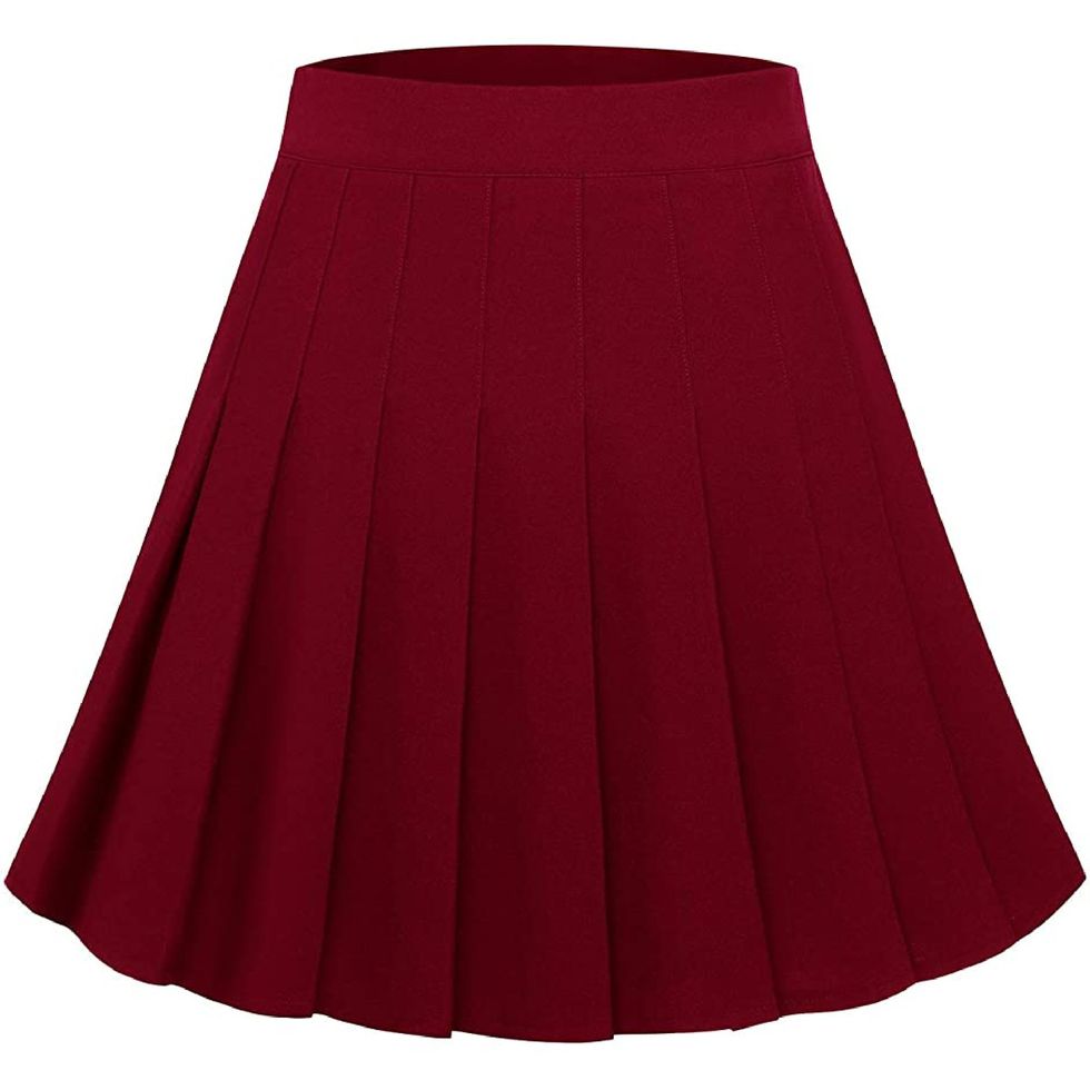 Women Pleated Mini Skirt
