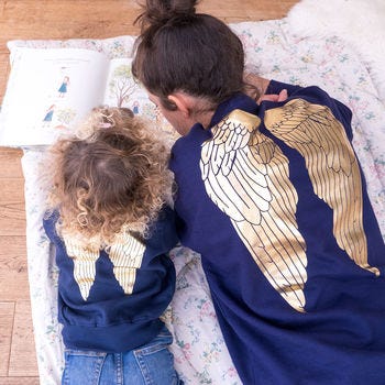 Angel Wings Christmas Jumper Set