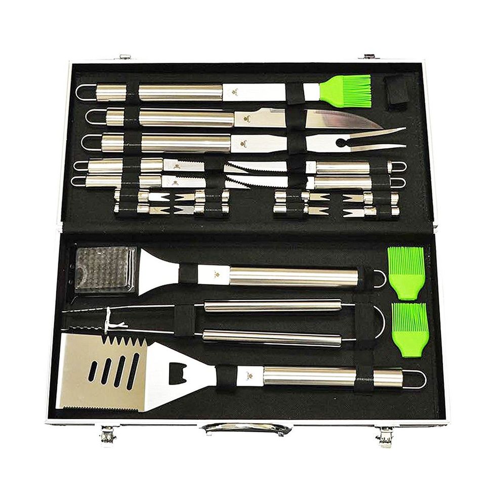 G & F 20-Piece Stainless-Steel BBQ Tool Kit