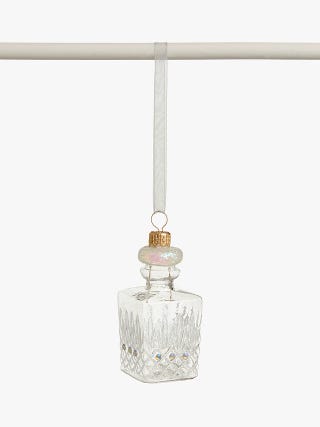 Luxe City Gin Decanter Bauble, Clear