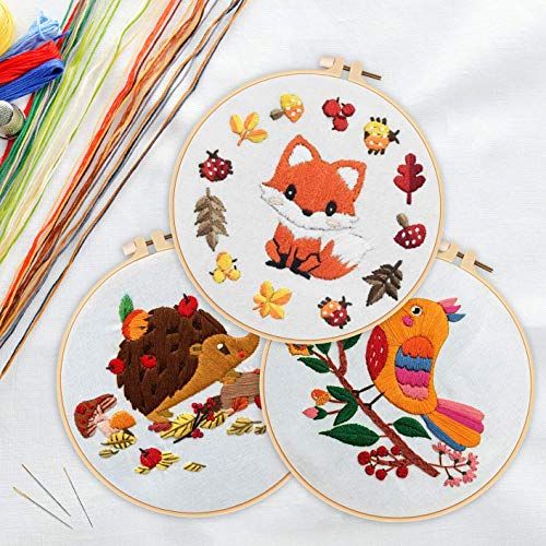Animal Embroidery Kit 