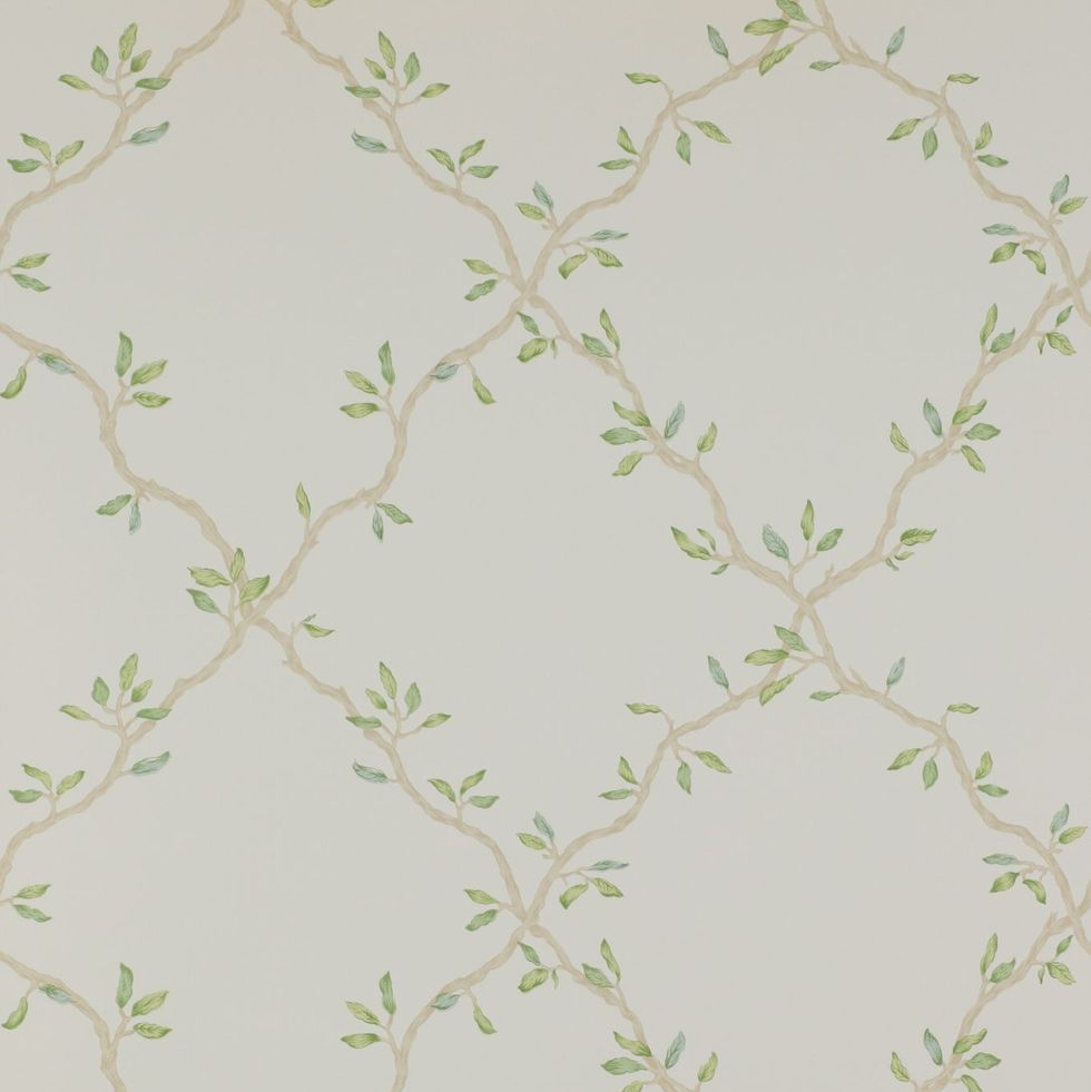 Colefax and Fowler Leaf Trellis Wallpaper
