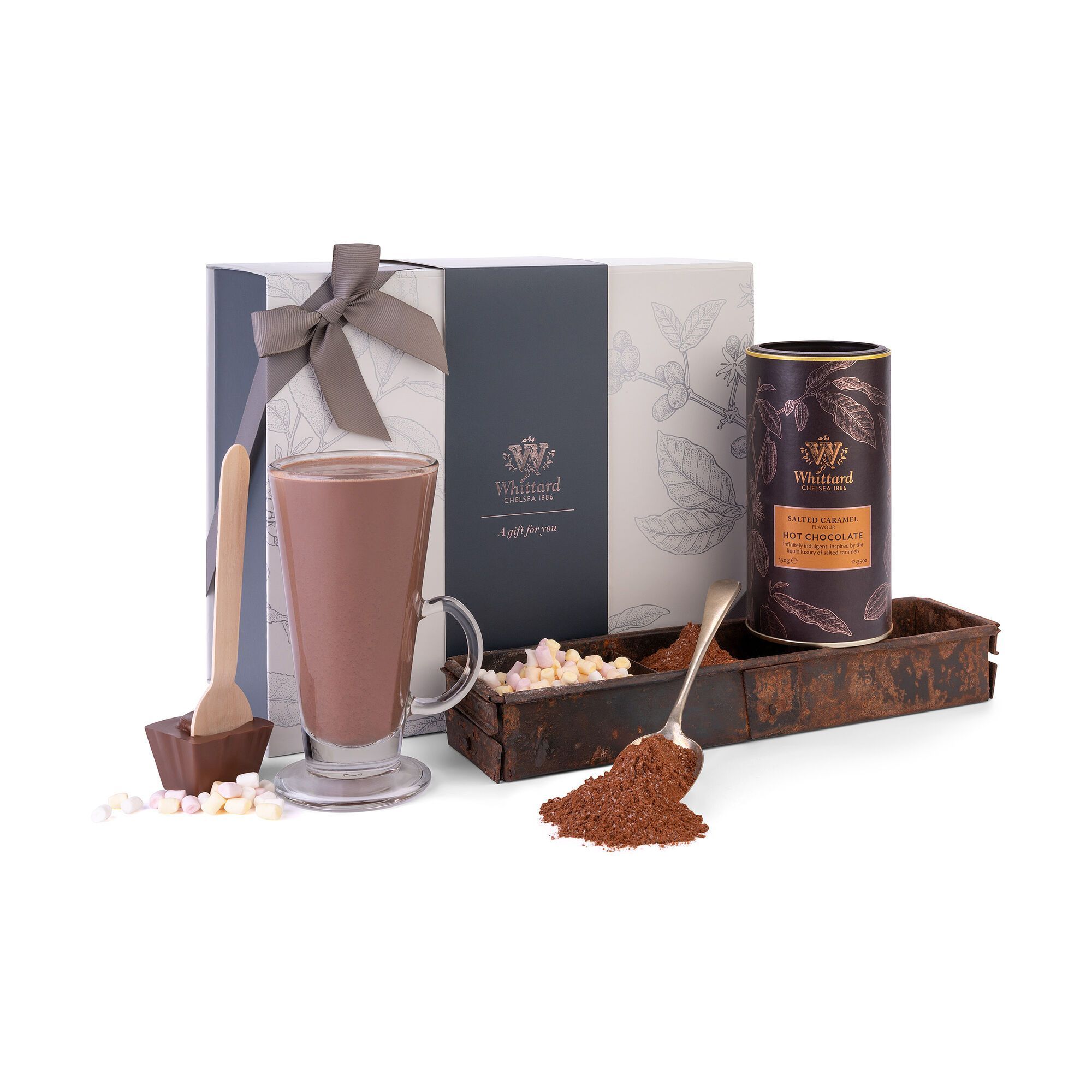 Hot Chocolate Mix Collection | 4 in 1 Pack | Swiss Vanilla, Mexican Spiced,  Caramel & Mocha (100gm each) | 400 g | Hampers & Gifts | Cocosutra