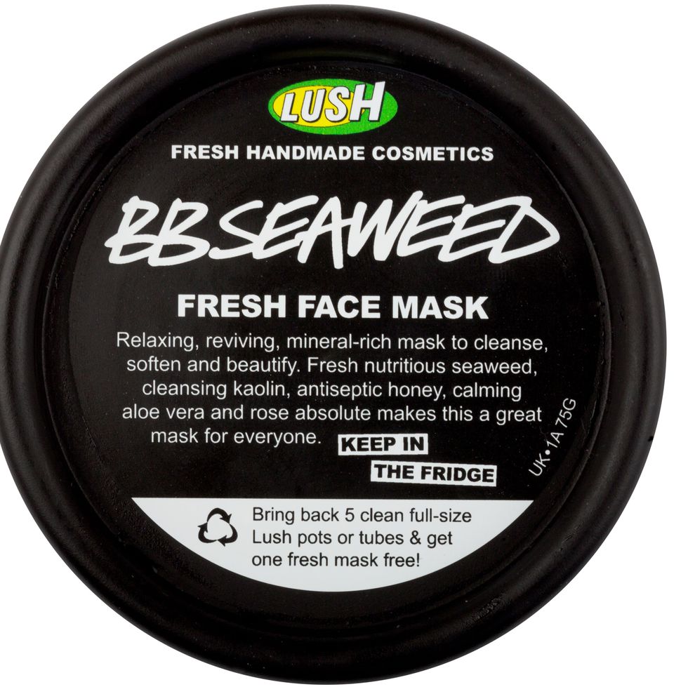 Маски свежая косметика. Lush морские водоросли. Lush маска для лица. Маска для лица с морскими водорослями. Лицо lush.