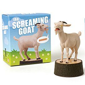 The Screaming Goat Figure & Mini Book