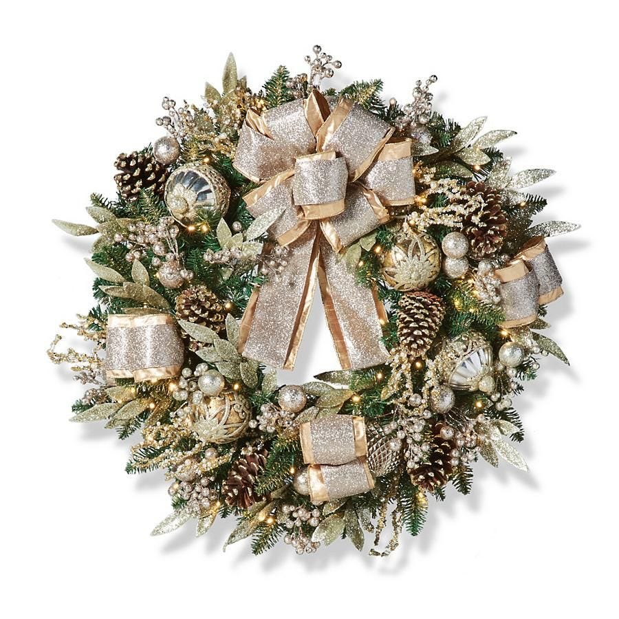 Gilded Elegance Wreath