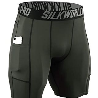 SILKWORLD Men's Compression Shorts