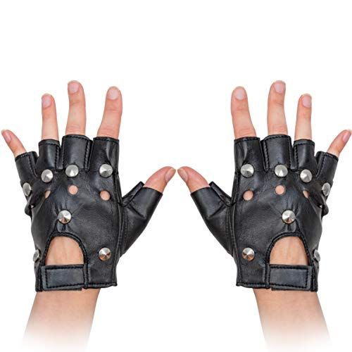 Skeleteen Fingerless Gloves