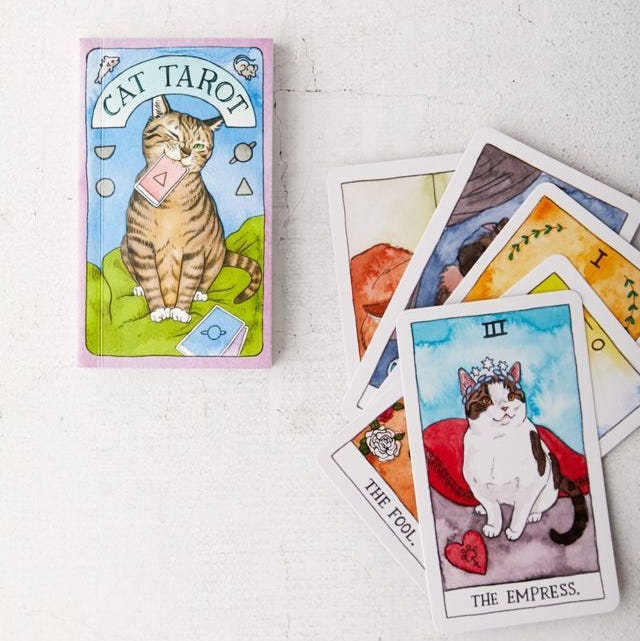 Cat Tarot: 78 Cards & Guidebook 