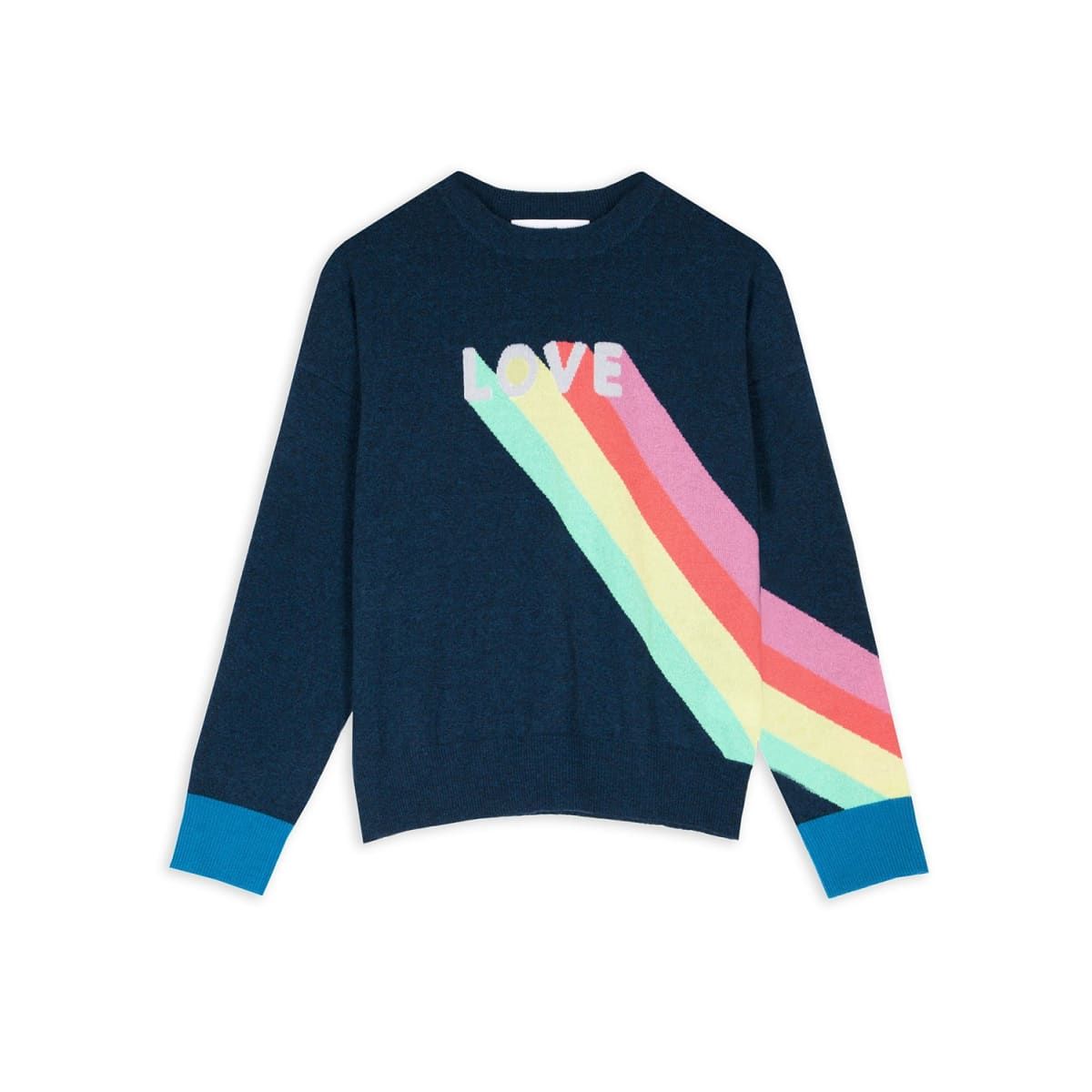 Cocoa cashmere rainbow jumper sale