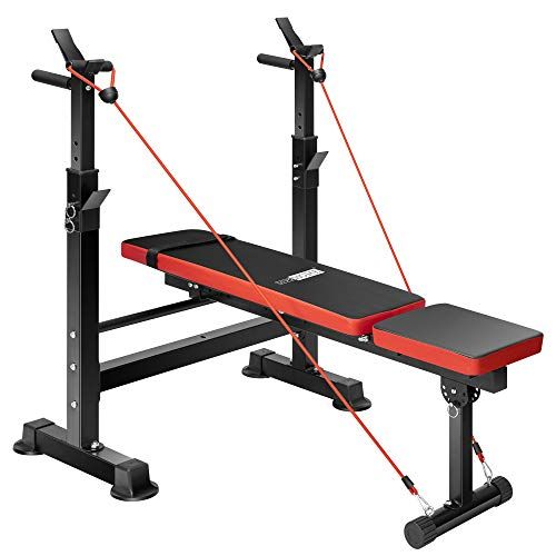 Vivohome Adjustable Folding Multi-Function Weight Bench 