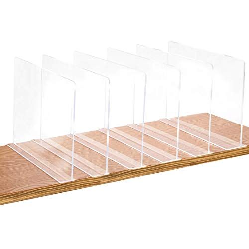 Clear Acrylic Shelf Dividers