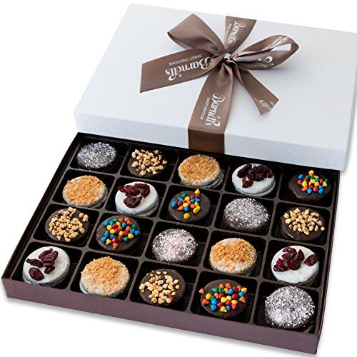 Elegant Chocolate Covered Sandwich Cookies Gift Box