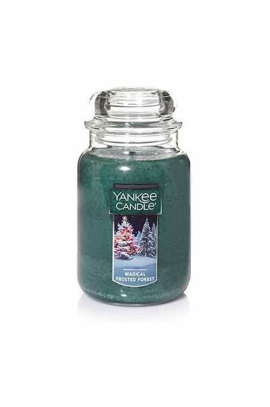 Magical Frosted Forest Candle