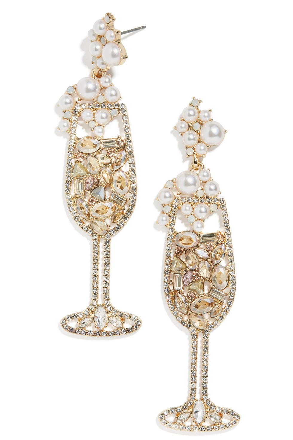 Sip Sip Hooray Champagne Drop Earrings