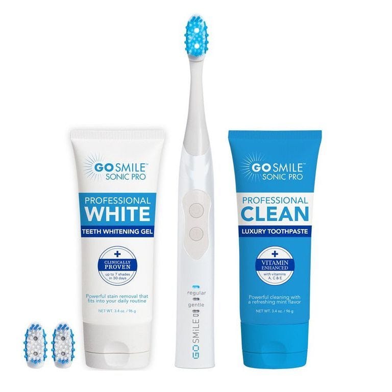 Go Smile Sonic Blue Smart Brush Whitening Kit