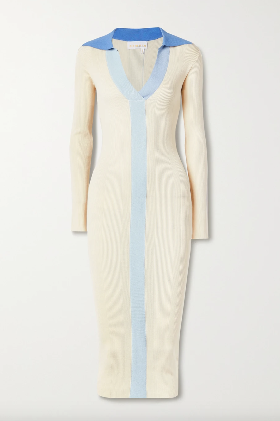 Joy Ribbed-Knit Midi Dress
