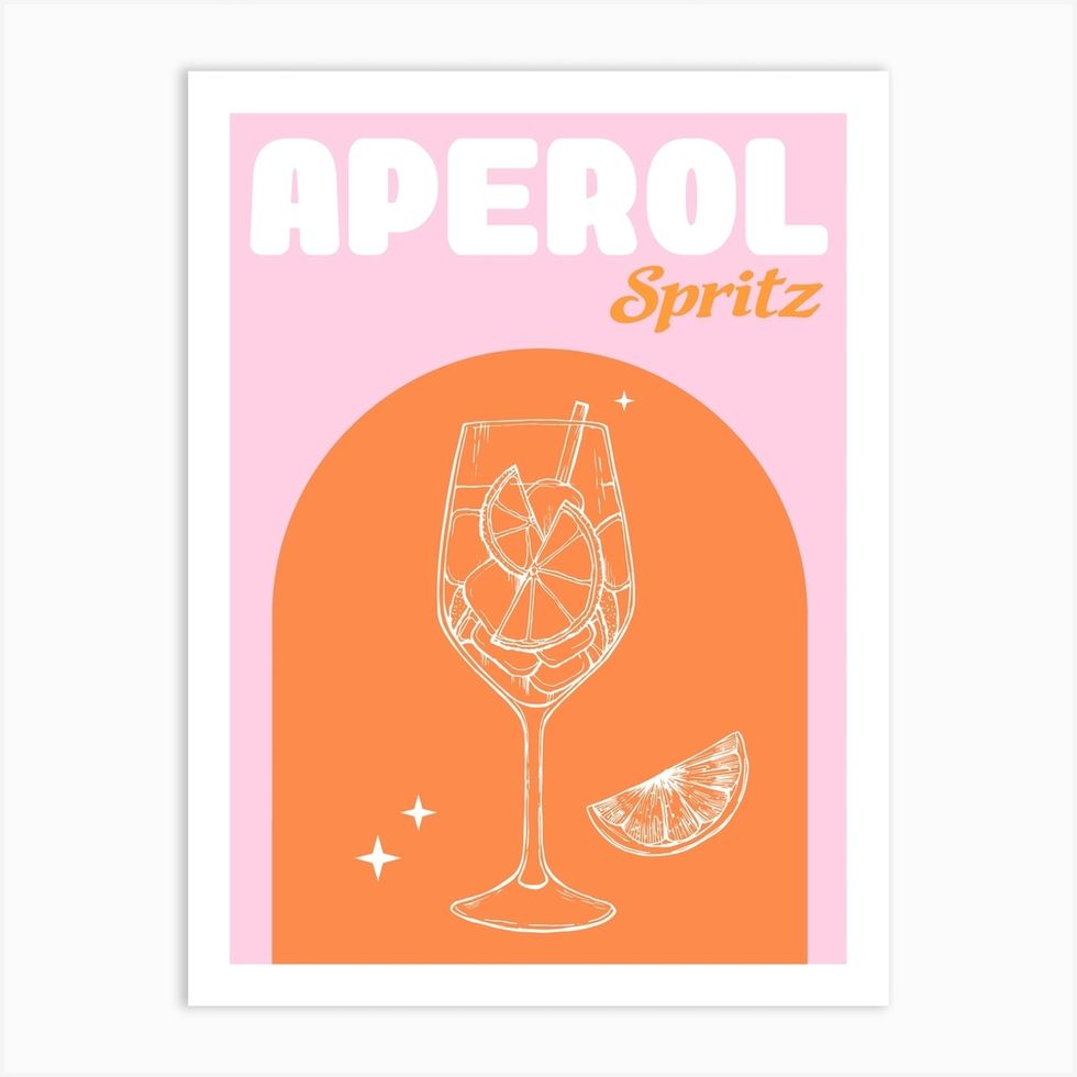 Aperol Art Print