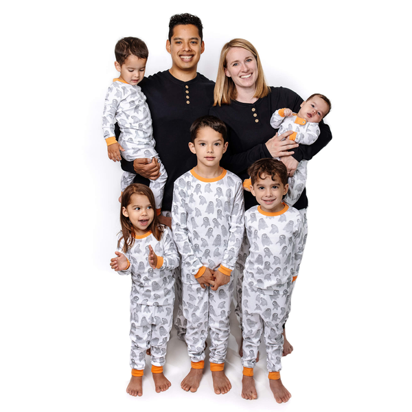 Herimmy Family Matching Halloween Skeleton Pajamas Set Kids Boys 2021 Newest Family Sleepwear