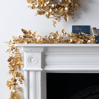 Habitat 2m Enchanted Christmas Gold Foliage Garland