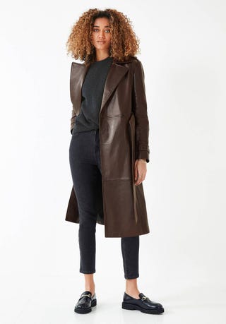 Leather Trench Coat, Hush, £389