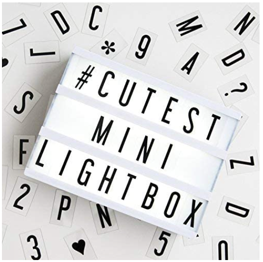 Mini Cinema Lightbox Sign
