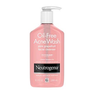 Oil-Free Salicylic Acid Pink Grapefruit Pore Cleansing Acne Wash 