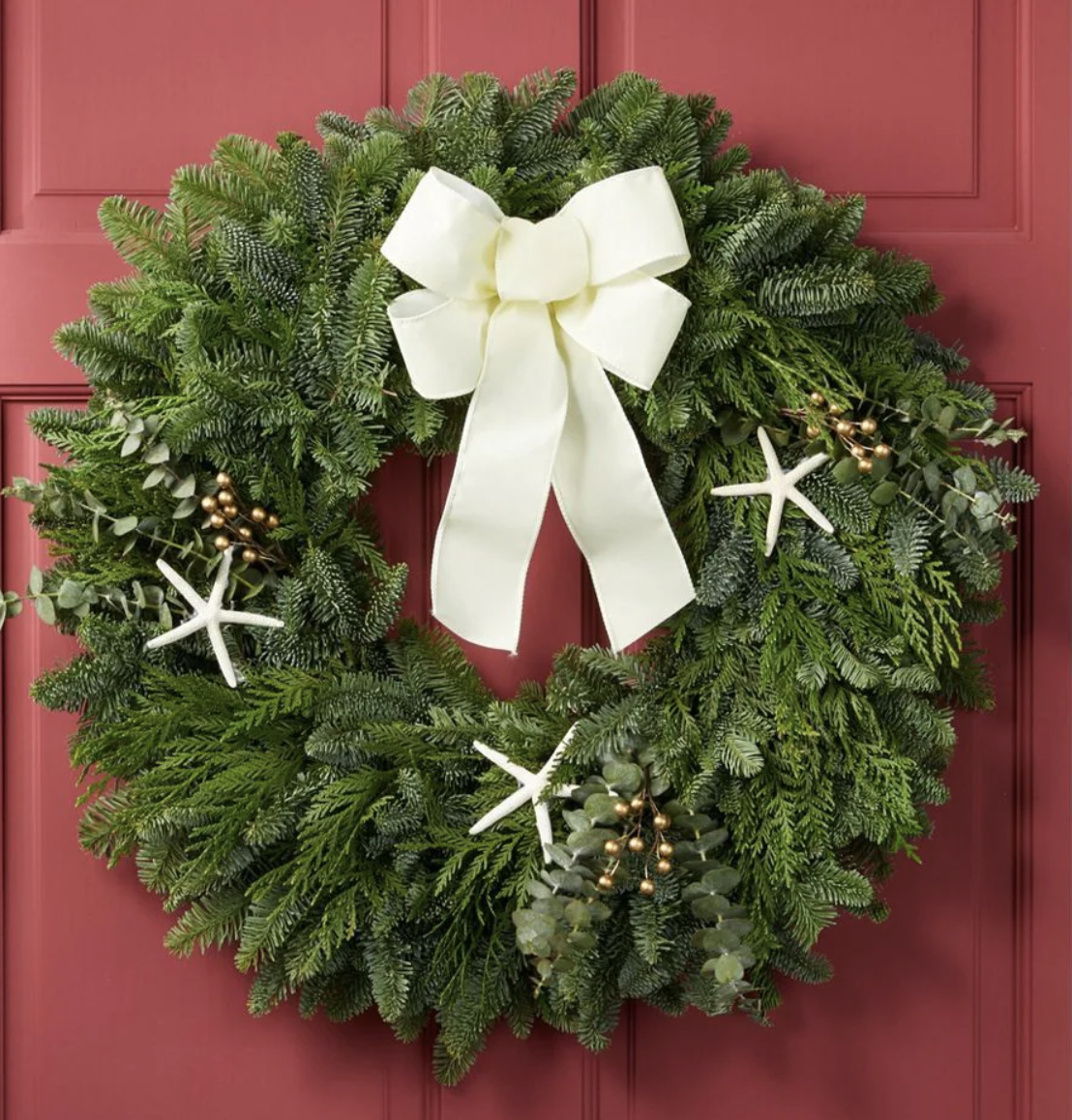 Pollyfields  Hanging Christmas Wreath 