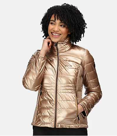 Regatta Keava Short Light Insulated Puffer with Velour Cuffs & Collar