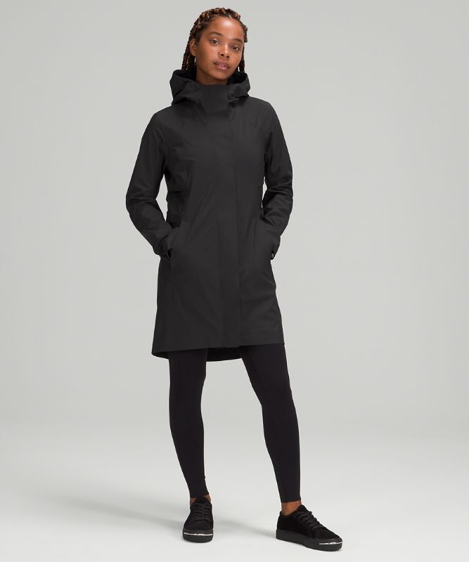 ladies waterproof coat with hood