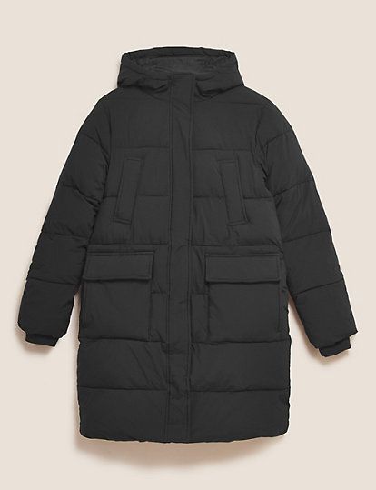 Thermowarmth™ Hooded Puffer Parka Coat