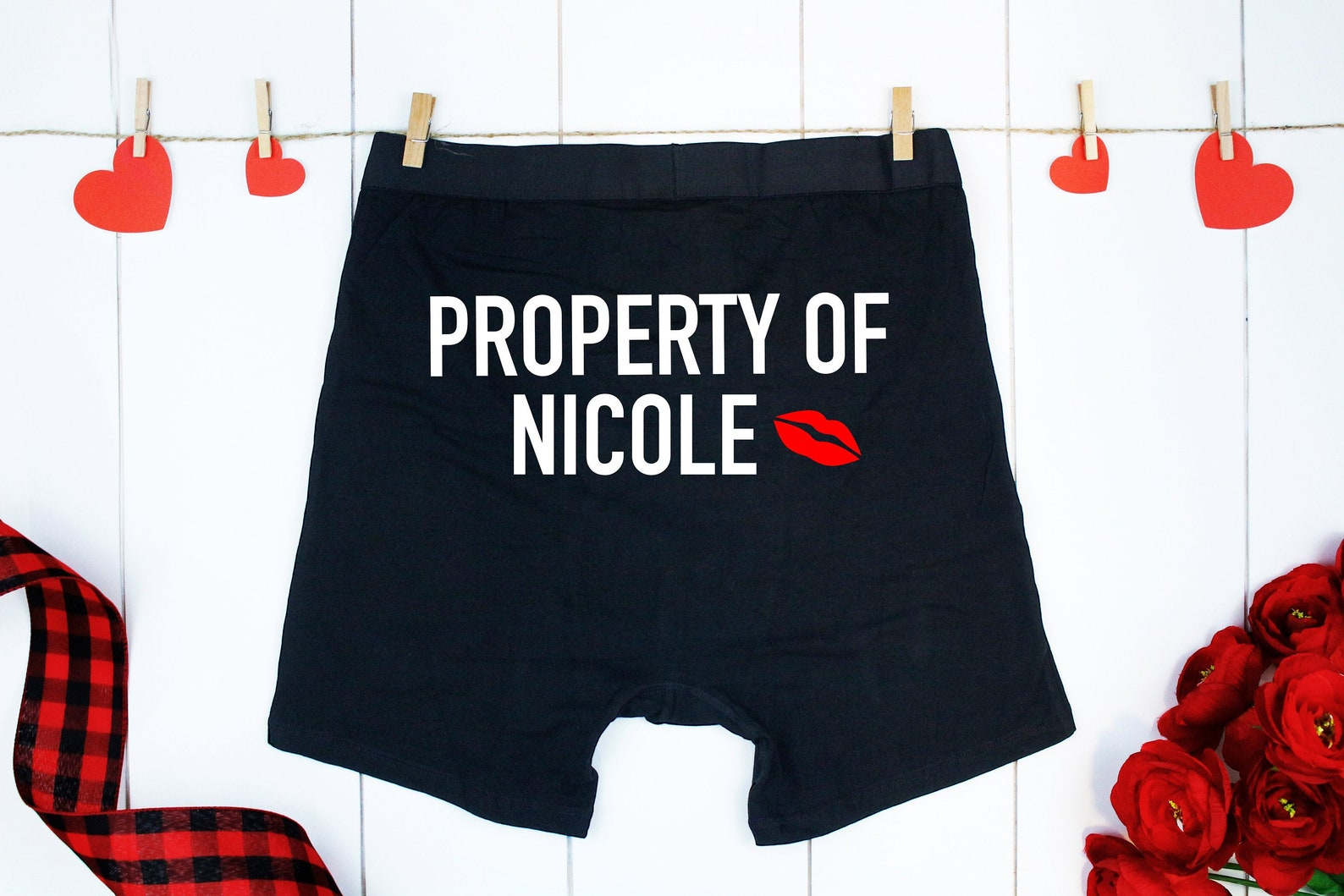 Customized “Property Of” Boxers