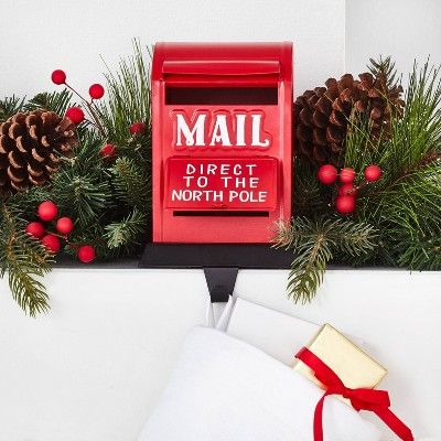 Santa Mail Box Christmas Stocking Holder