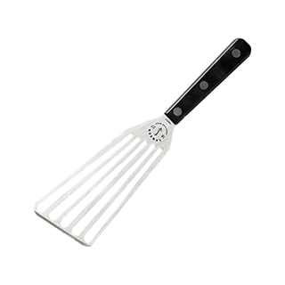 Lamson Chef’s Slotted Turner, 3" x 6", Right Handed, Stainless Steel, POM Handle