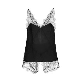 Sasha Lace-Detailed Georgette Top