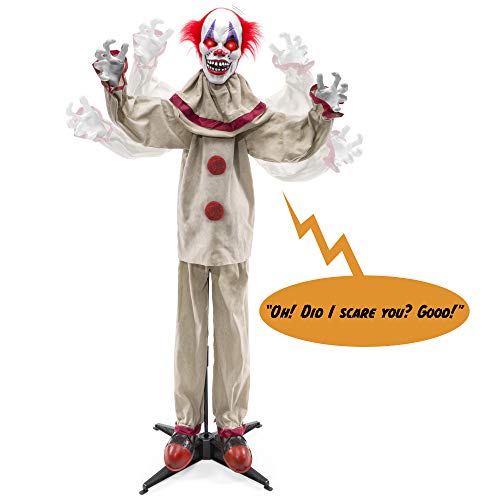 Scary Harry The Motion Activated Animatronic Killer Clown