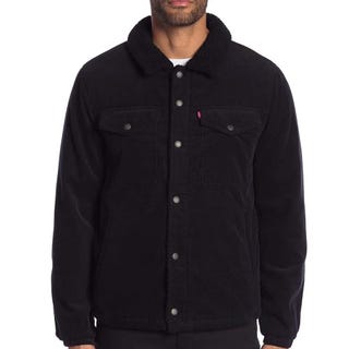 Levi's Corduroy Faux Shearling Lined Trucker Jacket Levi's Corduroy Faux Shearling Lined Trucker Jacket