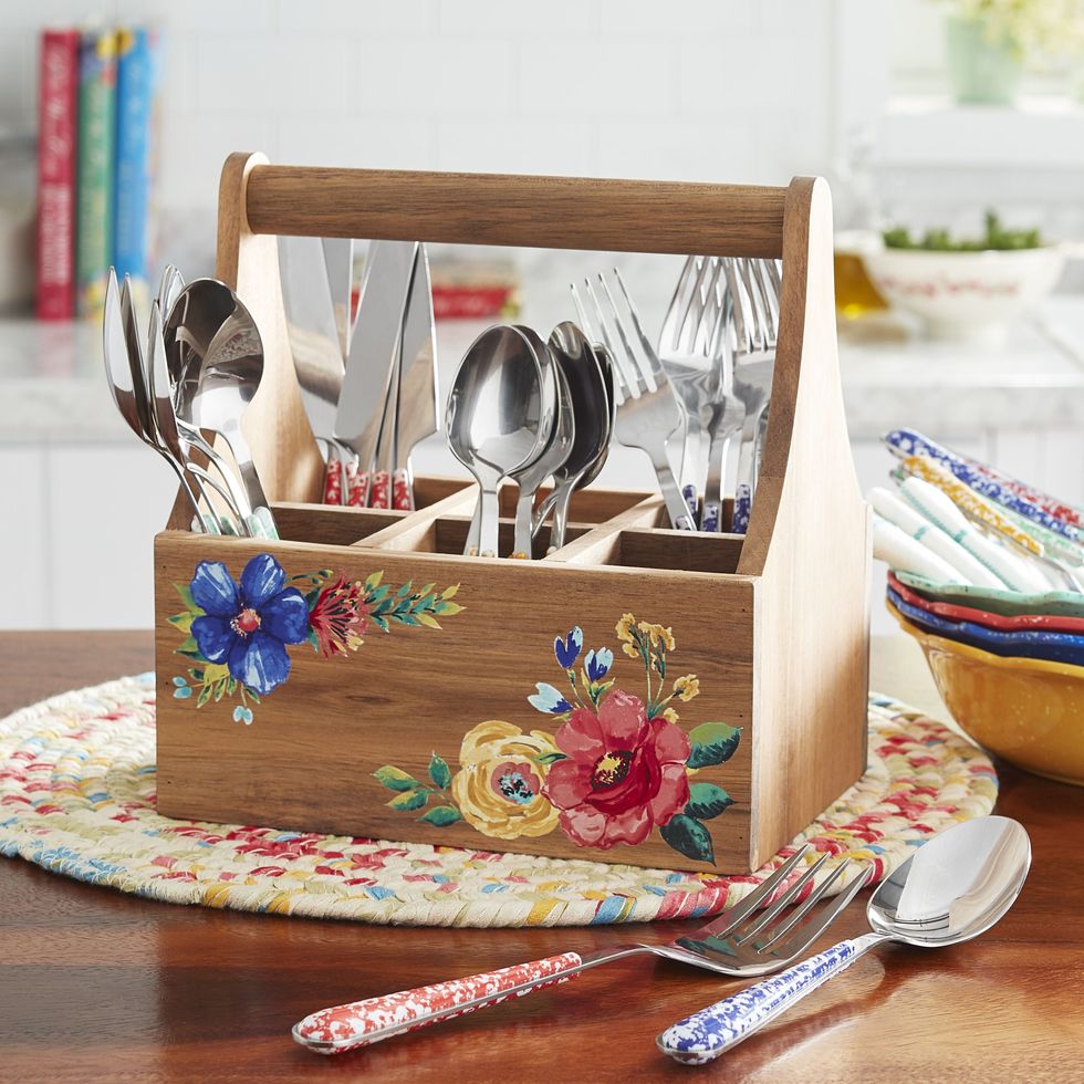  The Pioneer Woman 20 Piece Kitchen Gadget Utensil Set (Vintage  Floral) : Home & Kitchen