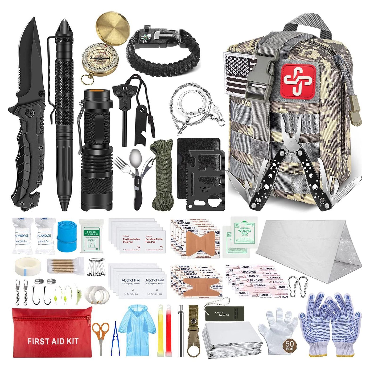 152-Piece Emergency Survival Kit