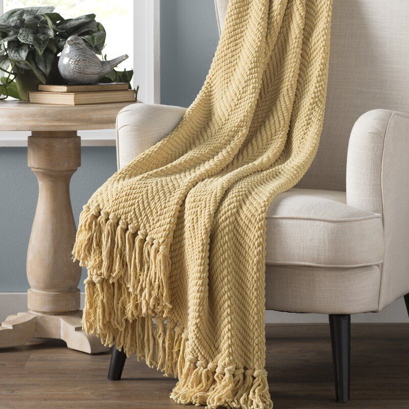 Gerth Throw Blanket with Tassels