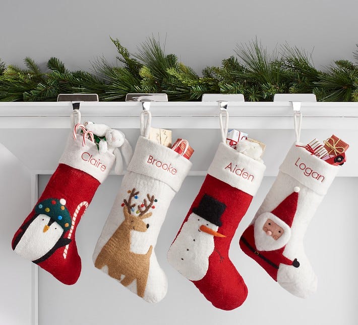 23 Personalized Christmas Stockings 2022 - Monogrammed Stockings