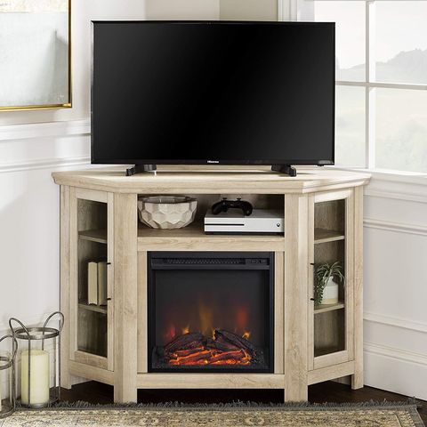 The 9 Best Fireplace Tv Stands 2022, Corner Tv Stand With Fireplace For 65 Inch