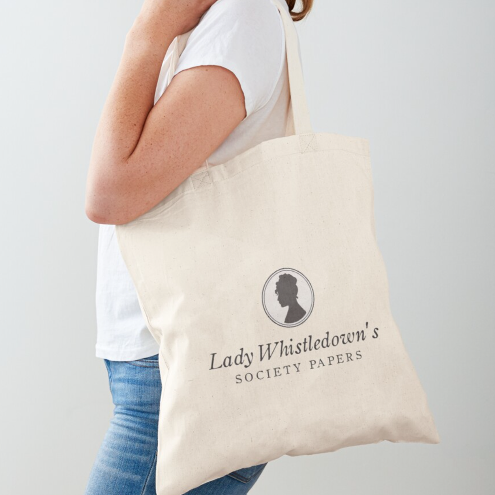 Lady Whistledown Tote Bag