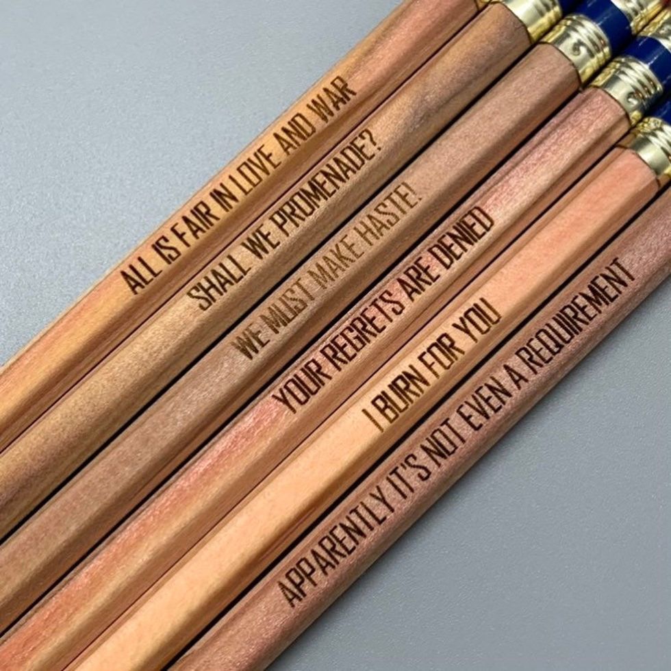 Bridgerton Quotes Pencils