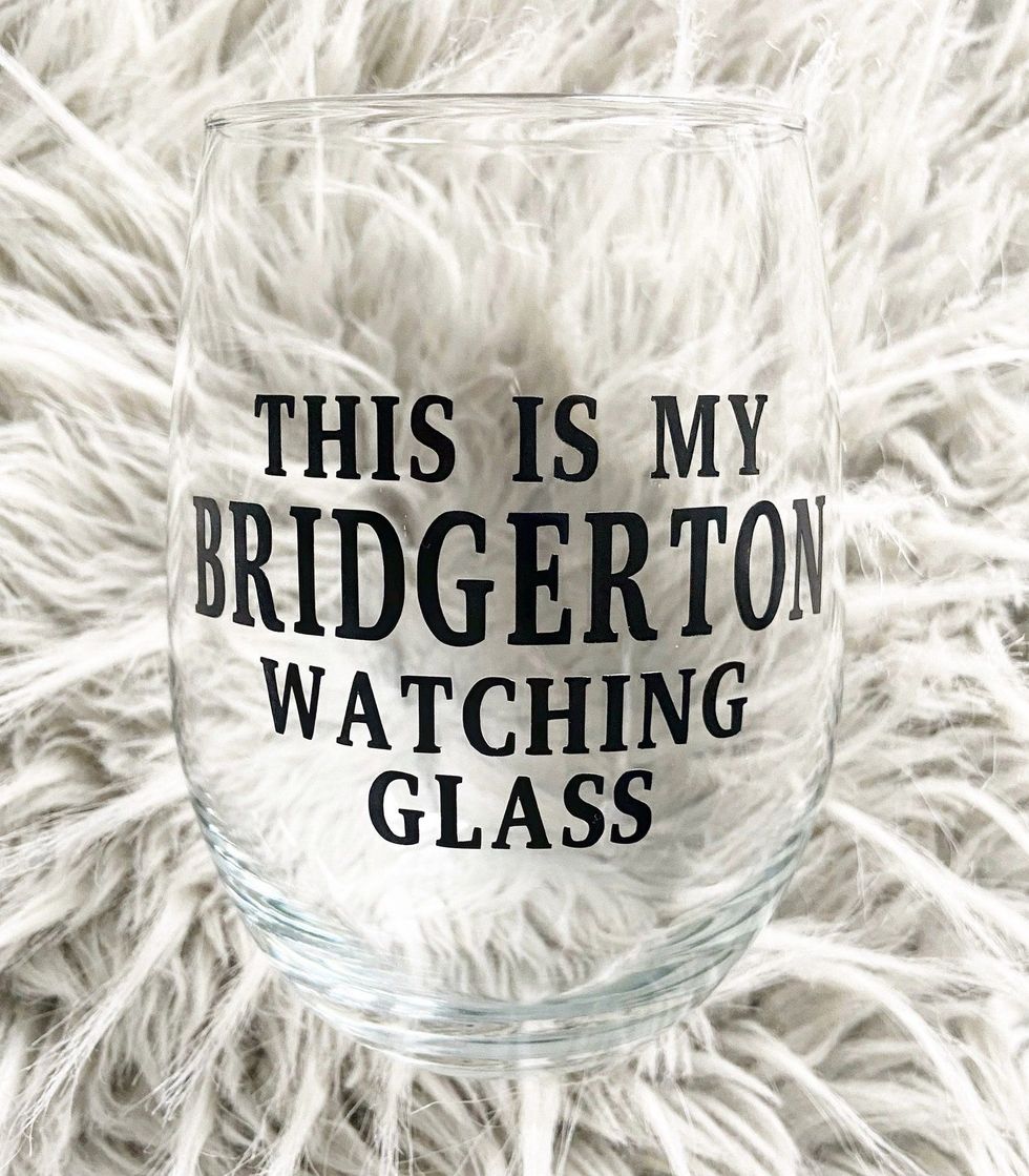 Bridgerton Wine Glass