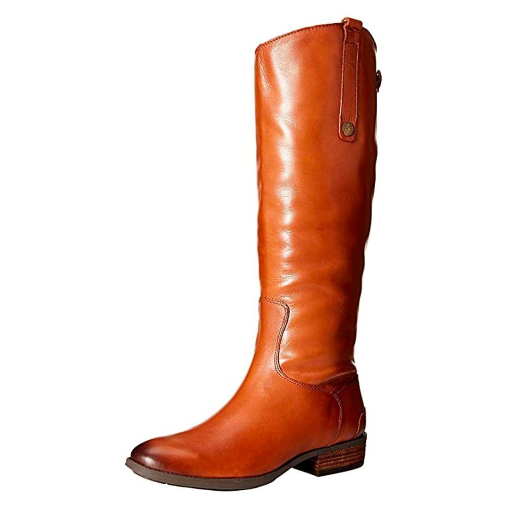 Amazon ladies leather outlet boots