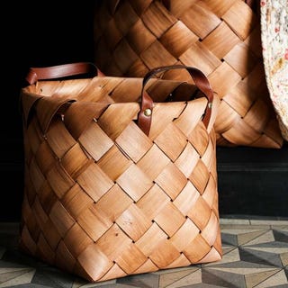 Set of 2 Metasequoia Woven Baskets Set of 2 Metasequoia Woven Baskets