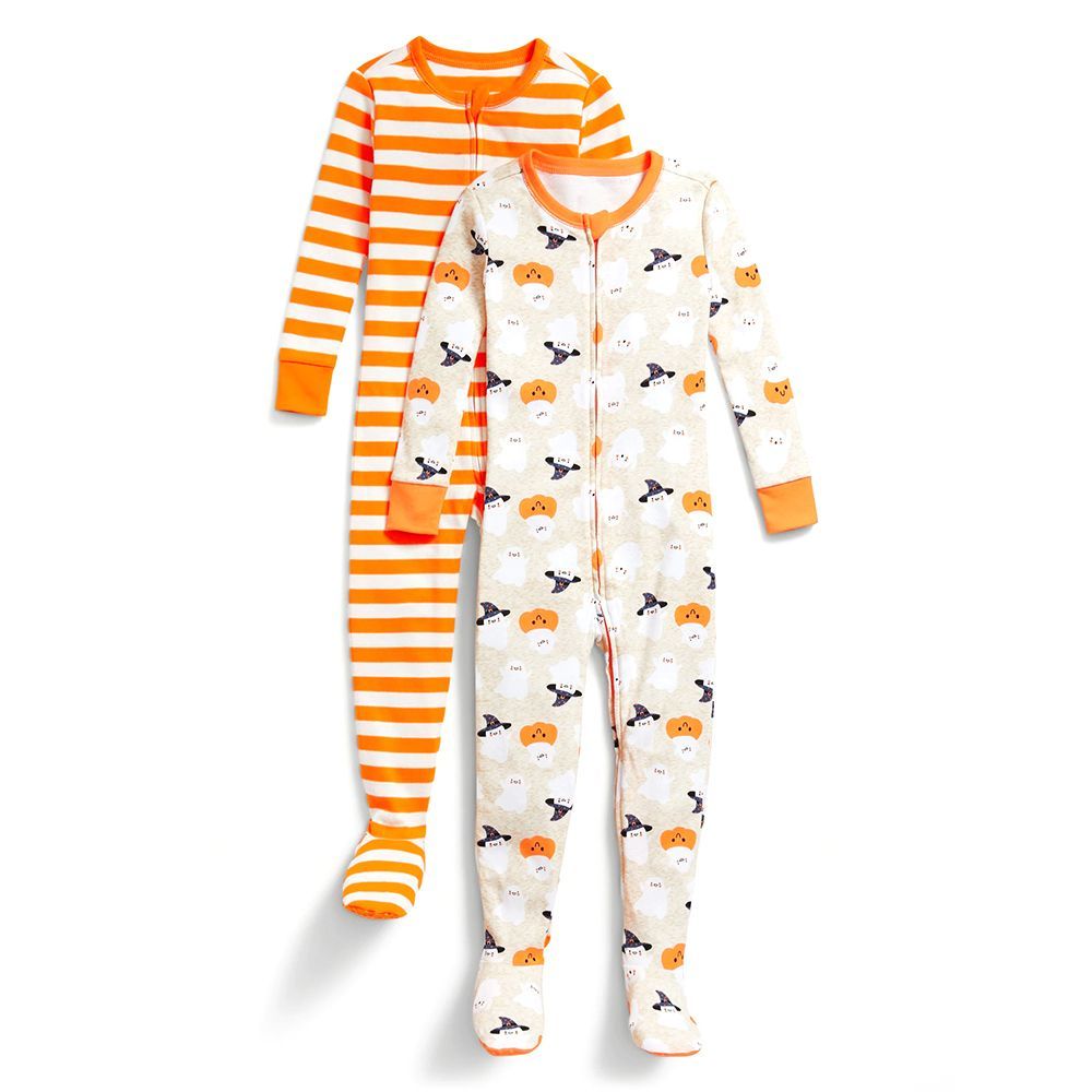 Halloween footie online pajamas